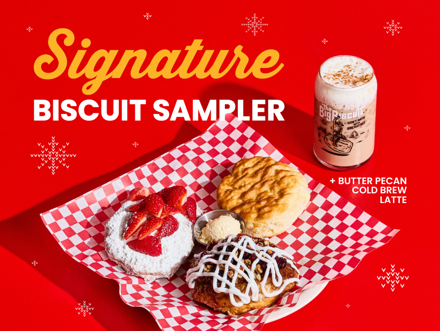 Holiday Breakfast: Signature Biscuit Sampler